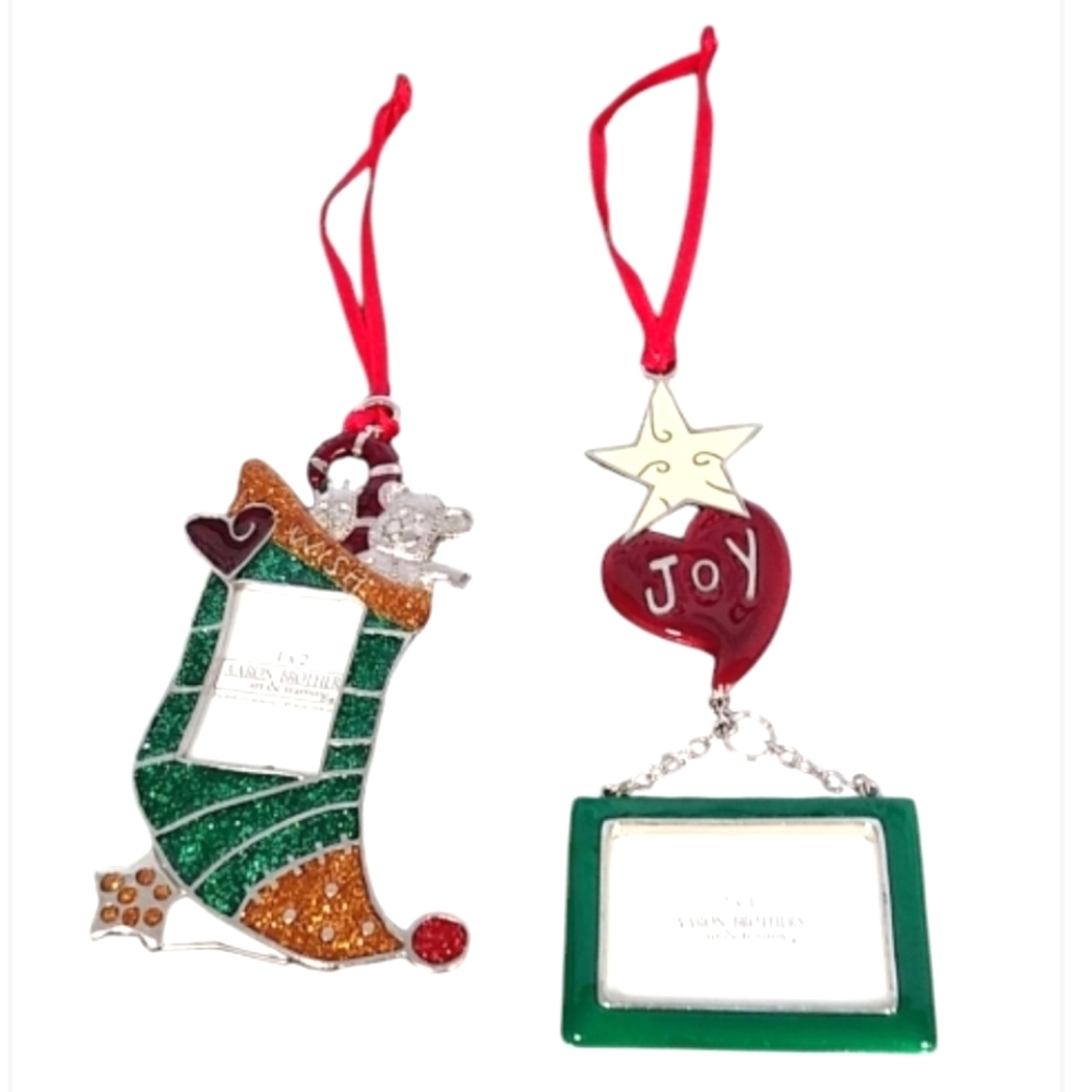 Aaron Brother's mini picture christmas ornament